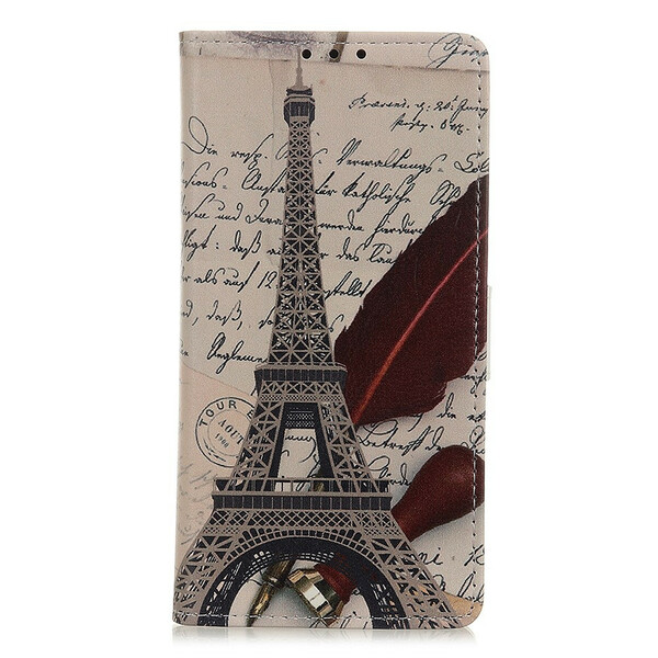 Housse Samsung Galaxy A52 5G Tour Eiffel du Poète