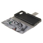 Housse iPhone 7 Tigre Blanc