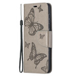 Housse Samsung Galaxy S21 5G Les Papillons en Vol avec Lanière Housse Samsung Galaxy S21 5G Les Papillons en Vol avec Lanière