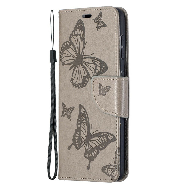 Housse Samsung Galaxy S21 5G Les Papillons en Vol avec Lanière Housse Samsung Galaxy S21 5G Les Papillons en Vol avec Lanière