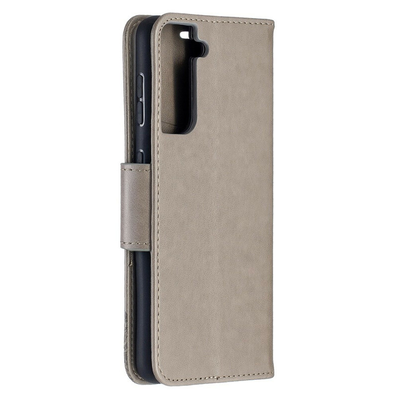 Housse Samsung Galaxy S21 5G Les Papillons en Vol avec Lanière Housse Samsung Galaxy S21 5G Les Papillons en Vol avec Lanière