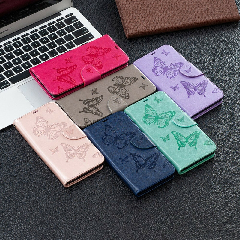Housse Samsung Galaxy S21 5G Les Papillons en Vol avec Lanière Housse Samsung Galaxy S21 5G Les Papillons en Vol avec Lanière