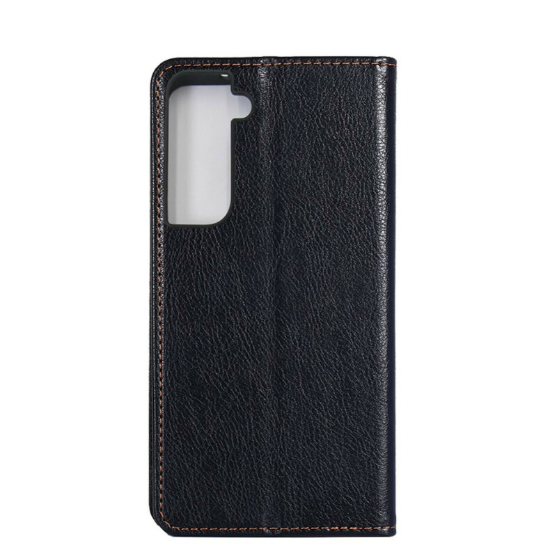 Flip Cover Samsung Galaxy S21 5G Style Cuir Classique Flip Cover Samsung Galaxy S21 5G Style Cuir Classique
