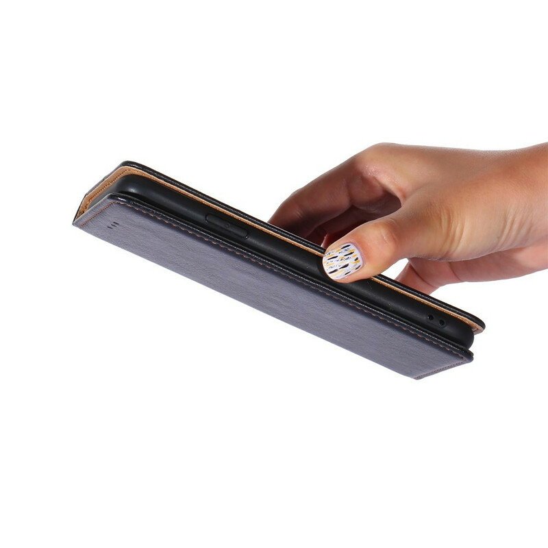 Flip Cover Samsung Galaxy S21 5G Style Cuir Classique Flip Cover Samsung Galaxy S21 5G Style Cuir Classique