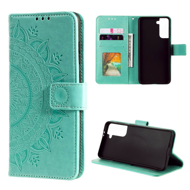 Housse Samsung Galaxy S21 5G Mandala Soleil Housse Samsung Galaxy S21 5G Mandala Soleil