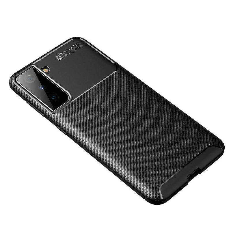 Coque Samsung Galaxy S21 5G Flexible Texture Fibre Carbone Coque Samsung Galaxy S21 5G Flexible Texture Fibre Carbone