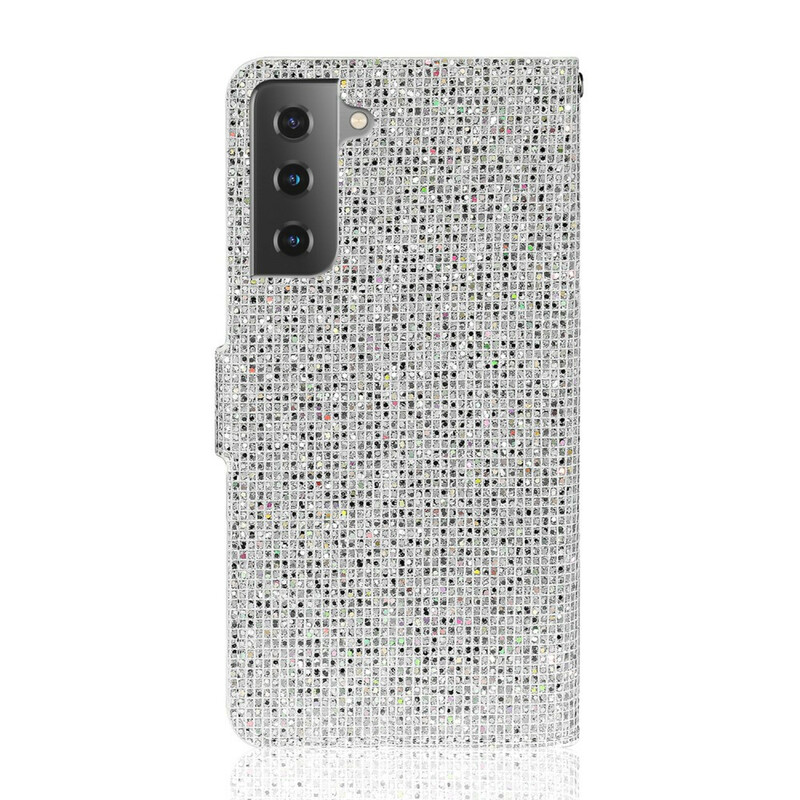Housse Samsung Galaxy S21 5G Paillettes S Design Housse Samsung Galaxy S21 5G Paillettes S Design