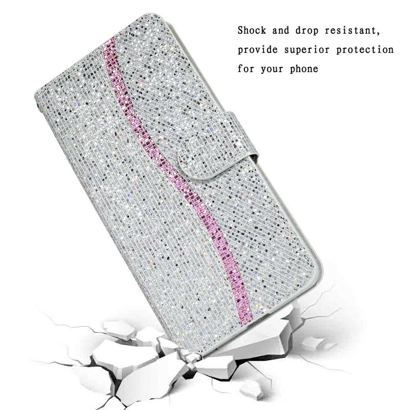 Housse Samsung Galaxy S21 5G Paillettes S Design Housse Samsung Galaxy S21 5G Paillettes S Design