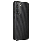 Flip Cover Samsung Galaxy S21 5G Fibre Carbone Flip Cover Samsung Galaxy S21 5G Fibre Carbone