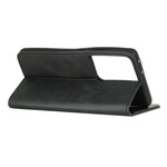 Flip Cover Samsung Galaxy S21 Ultra 5G Cuir Fendu Vintage Flip Cover Samsung Galaxy S21 Ultra 5G Cuir Fendu Vintage