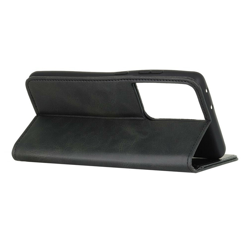 Flip Cover Samsung Galaxy S21 Ultra 5G Cuir Fendu Vintage Flip Cover Samsung Galaxy S21 Ultra 5G Cuir Fendu Vintage