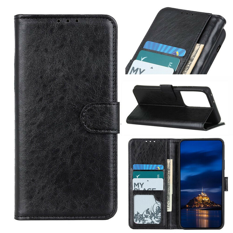 Housse Samsung Galaxy S21 Ultra 5G Simili Cuir Texturé Housse Samsung Galaxy S21 Ultra 5G Simili Cuir Texturé
