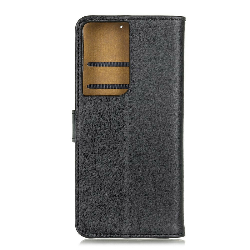Housse Samsung Galaxy S21 Ultra 5G Simili Cuir Simple Housse Samsung Galaxy S21 Ultra 5G Simili Cuir Simple