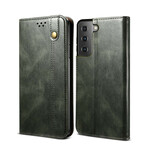 Flip Cover Samsung Galaxy S21 5G Simili Cuir Ciré Flip Cover Samsung Galaxy S21 5G Simili Cuir Ciré