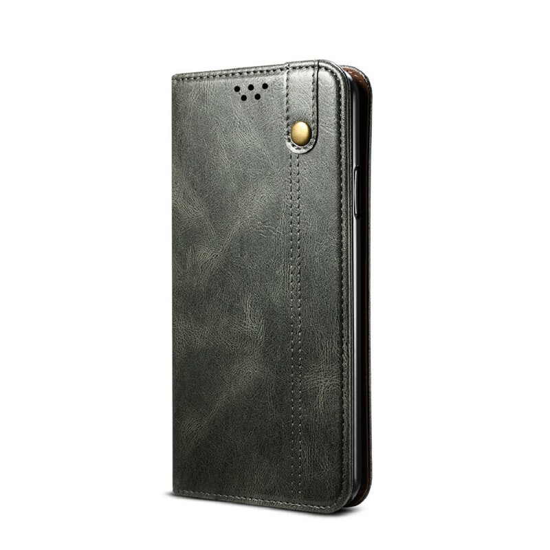 Flip Cover Samsung Galaxy S21 5G Simili Cuir Ciré Flip Cover Samsung Galaxy S21 5G Simili Cuir Ciré