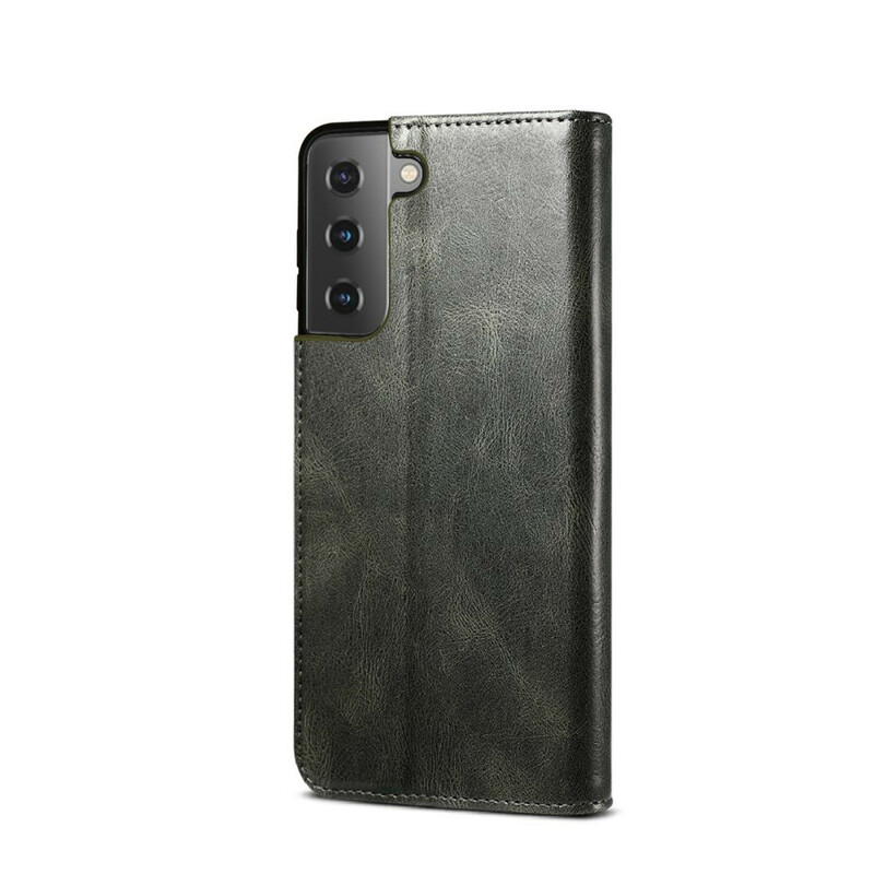 Flip Cover Samsung Galaxy S21 5G Simili Cuir Ciré Flip Cover Samsung Galaxy S21 5G Simili Cuir Ciré
