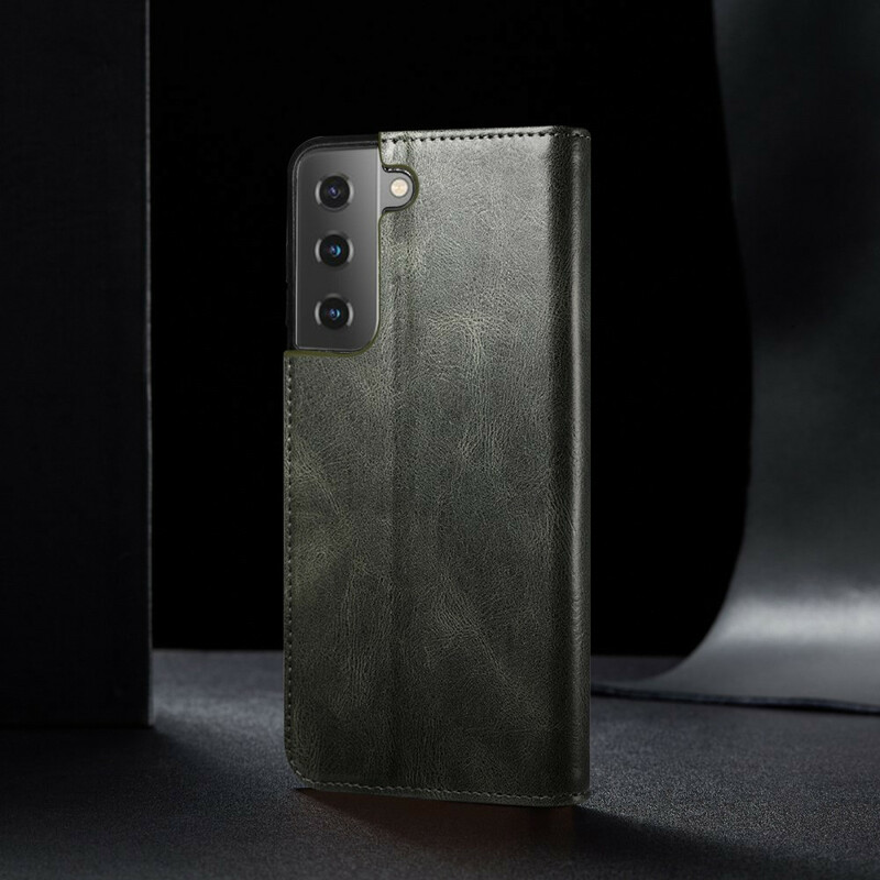 Flip Cover Samsung Galaxy S21 5G Simili Cuir Ciré Flip Cover Samsung Galaxy S21 5G Simili Cuir Ciré
