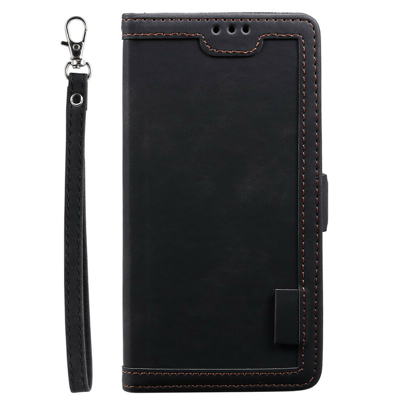 Housse Samsung Galaxy S21 5G Simili Cuir Bicolore Contours Renforcés Housse Samsung Galaxy S21 5G Simili Cuir Bicolore Contours Renforcés