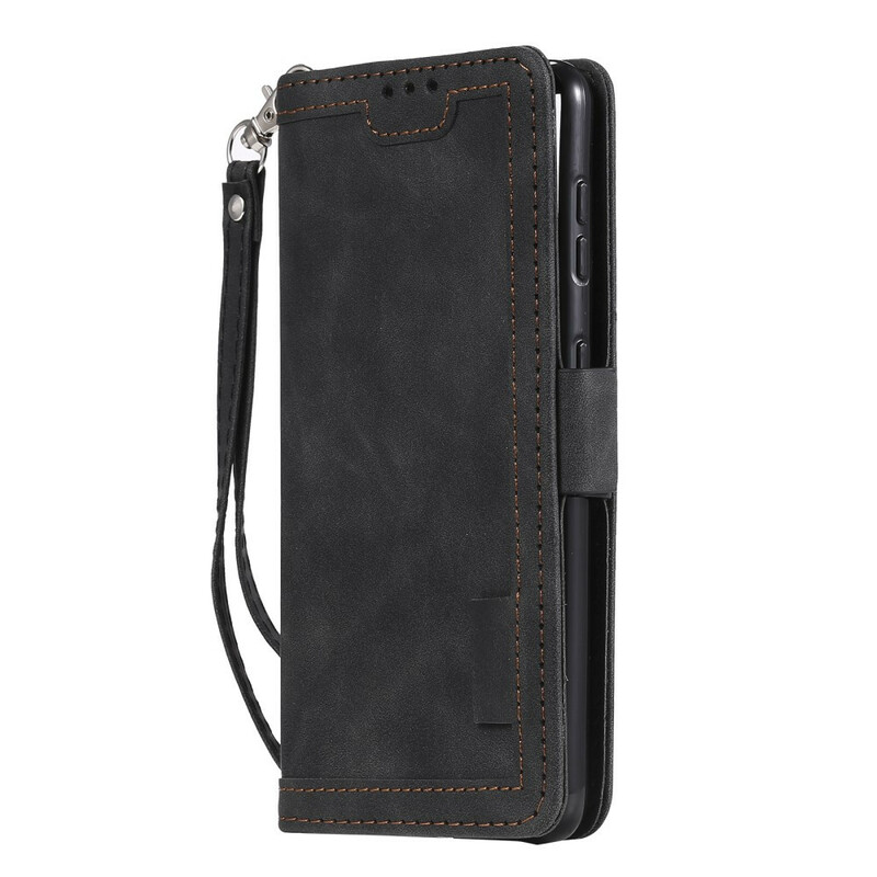Housse Samsung Galaxy S21 5G Simili Cuir Bicolore Contours Renforcés Housse Samsung Galaxy S21 5G Simili Cuir Bicolore Contours Renforcés