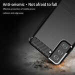 Coque Samsung Galaxy S21 5G Fibre Carbone Brossée MOFI