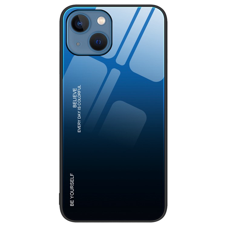 Coque verre trempé iPhone 14 Bleu