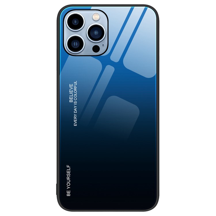 Coques iPhone 14 Pro Verre Trempé Bleu