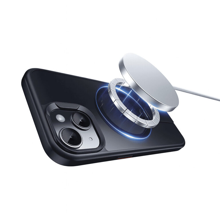 Coque iPhone 14 MagSafe Design Classique